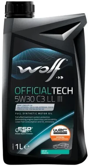 Official Tech C3 Ll 3 5W-30 1L